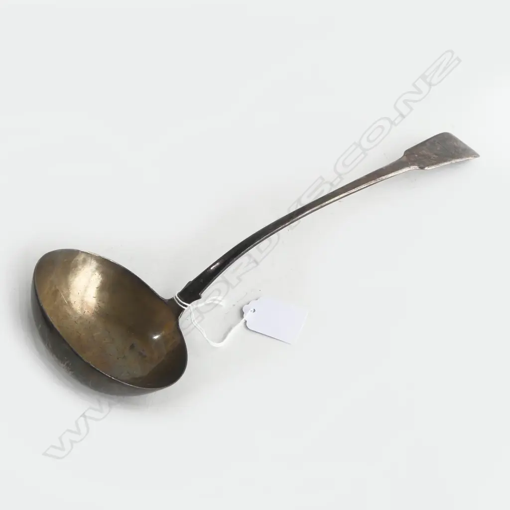 GEORIGAN STG SILVER LADLE, LONDON 1807 178grms Image 1++
