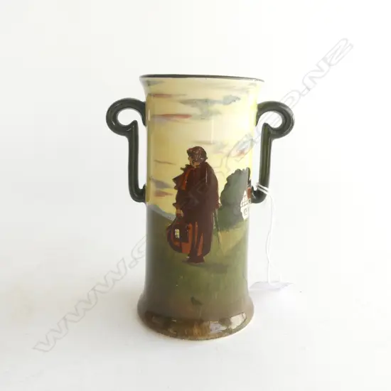 ROYAL DOULTON HANDPAINTED VASE H.140mm