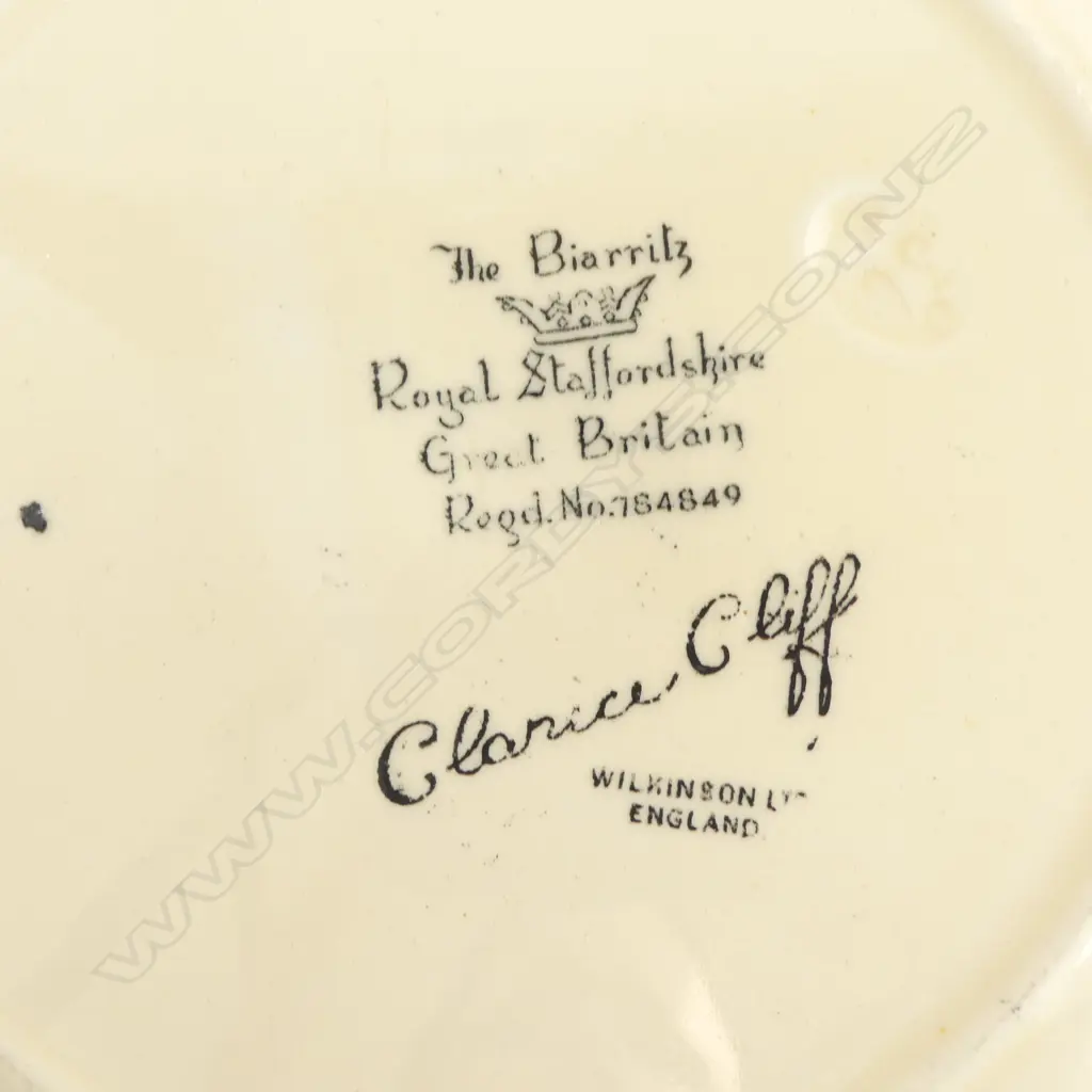 3 C/CLIFF RECTANGLE BRIGHT PAINTED PLATES L230MM Image 1++