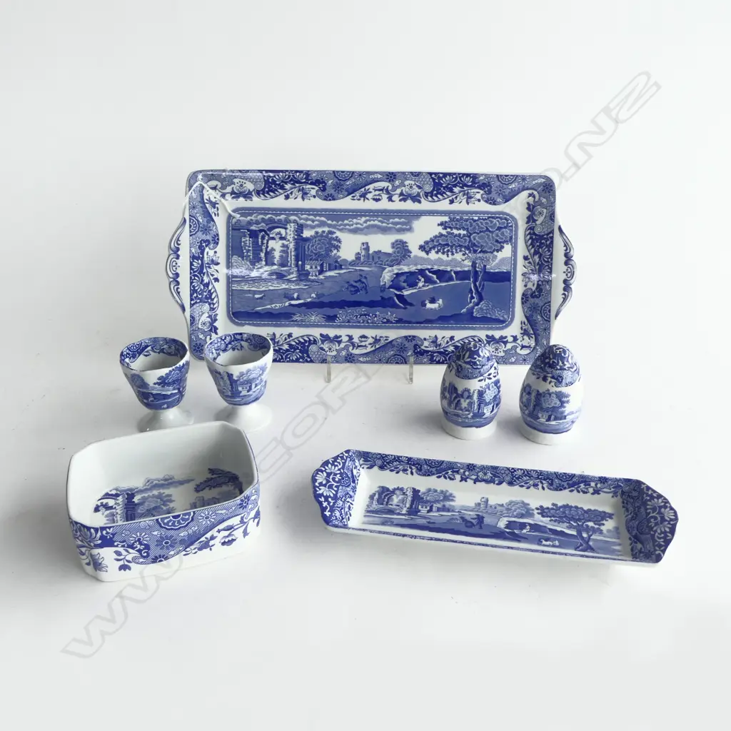 7 PCES SPODE ITALIAN INCL. SANDWICH TRAY W.340mm Image 1++