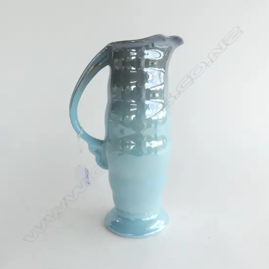 TALL RIBBED MALING LUSTREWARE JUG H.270mm