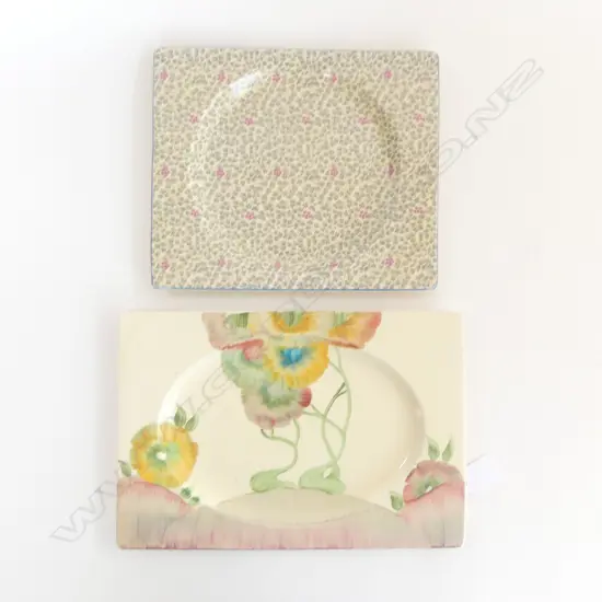 2 THE ROYAL STAFFORDSHIRE 'THE BIARRITZ' PLATES