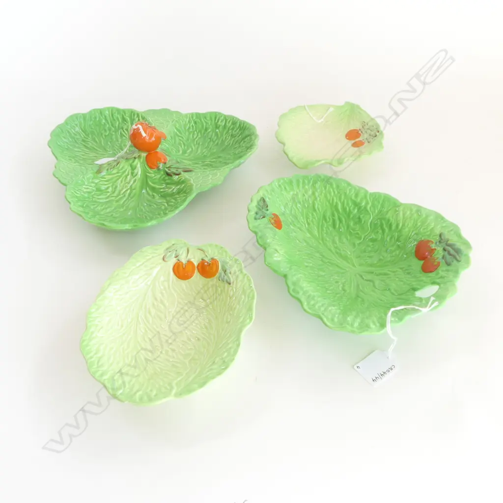 4 PCS SALAD PAT BESWICK CHINA DIA 260MM LARGEST Image 1++