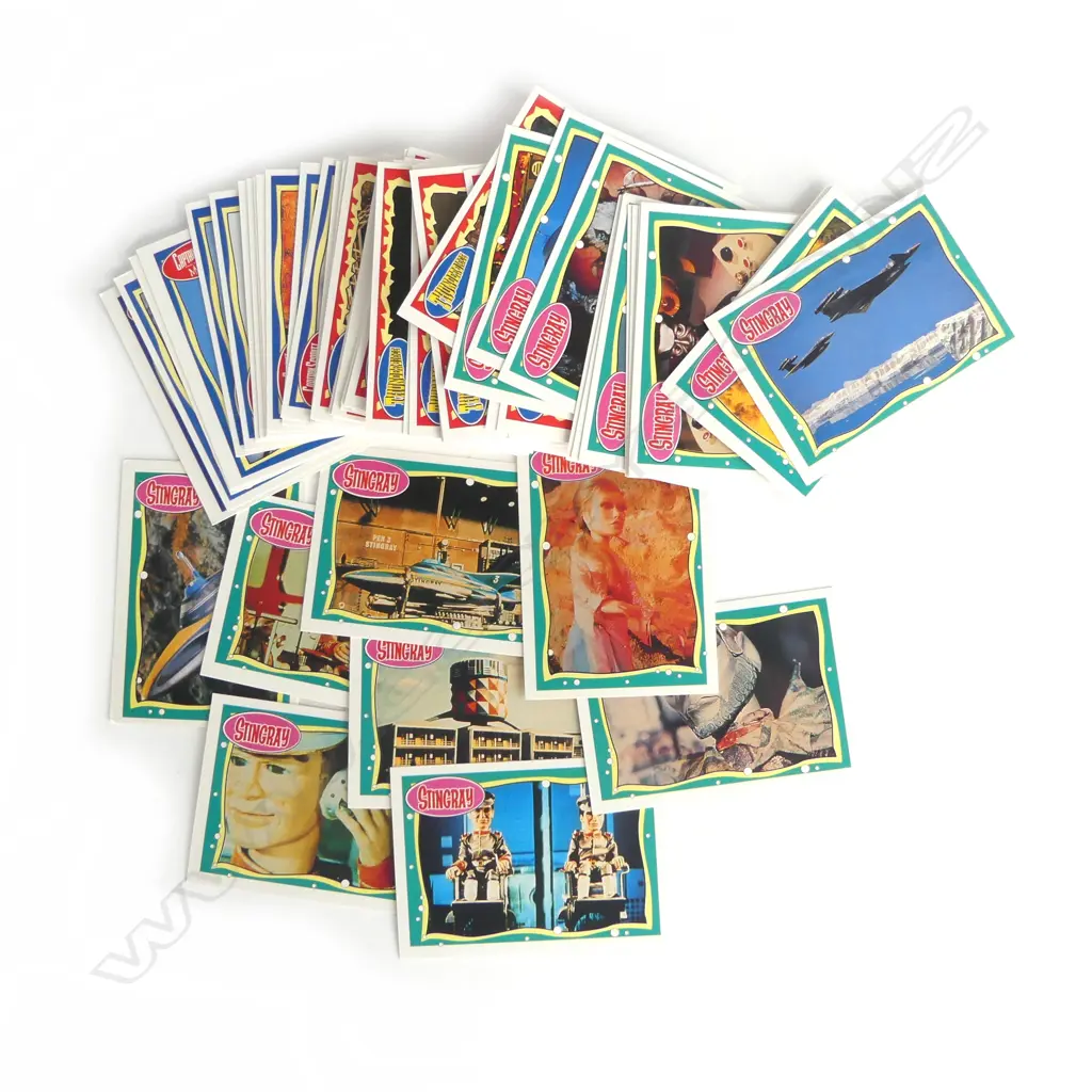 66 1993 COLLECTABLE CARDS CAPT. SCARLET, THUNDERBIRDS, STINGRAY ETC Image 1++