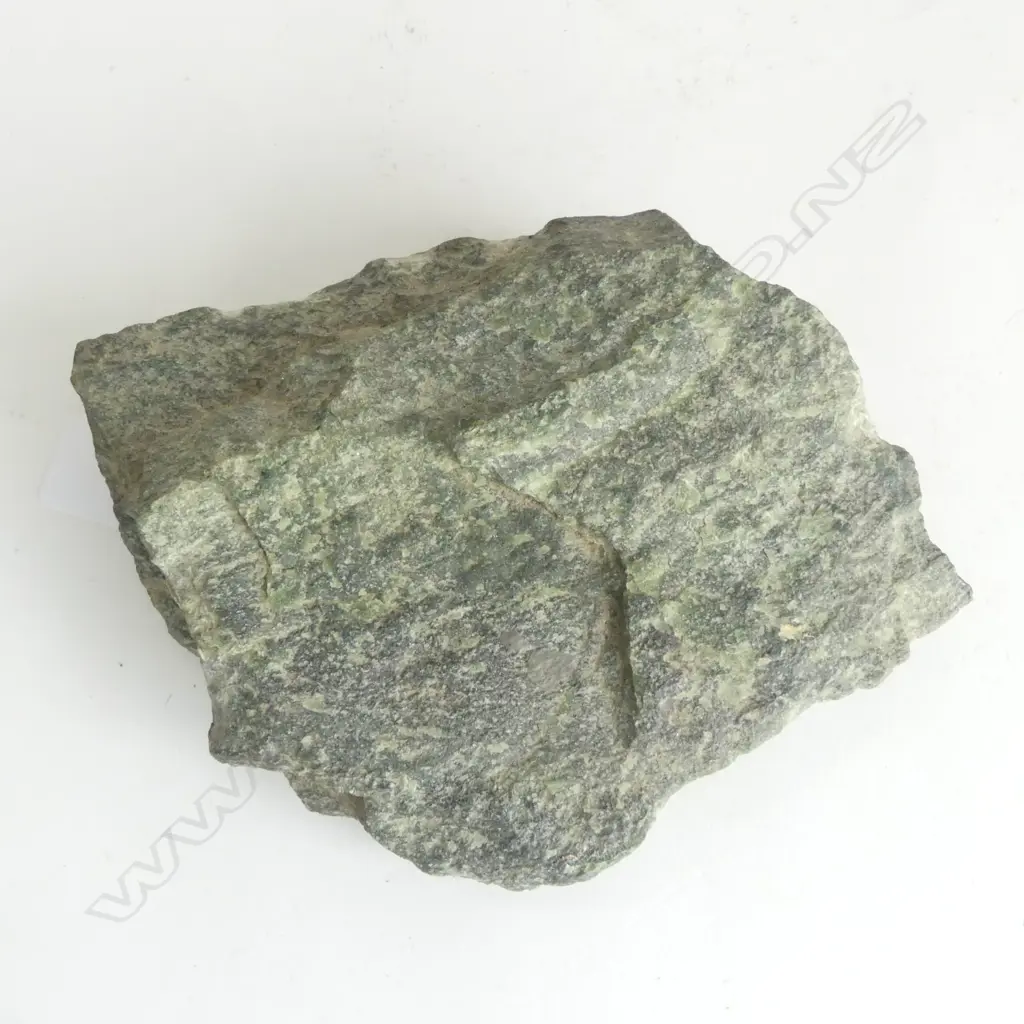 NATURAL BLOCK OF POUNAMU 200 X 140 X 50mm Image 1++