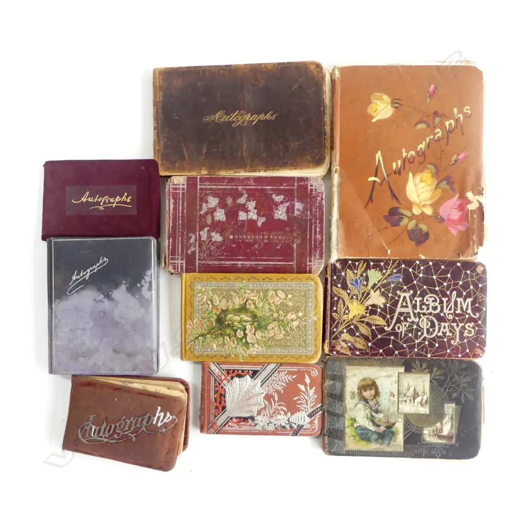 ANTIQUE AUTOGRAPH BOOKS Image 1++