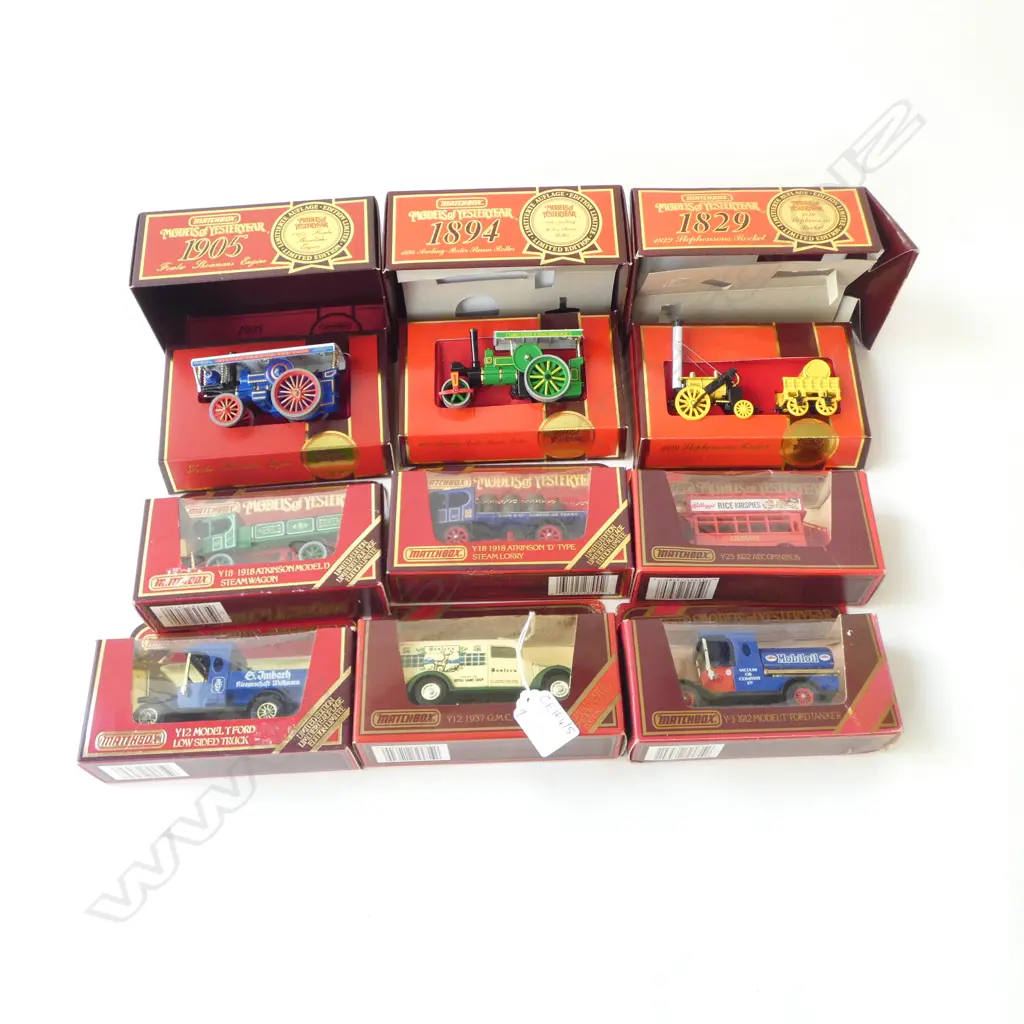 9 MATCHBOX MODELS OF YESTERYEAR Image 1++