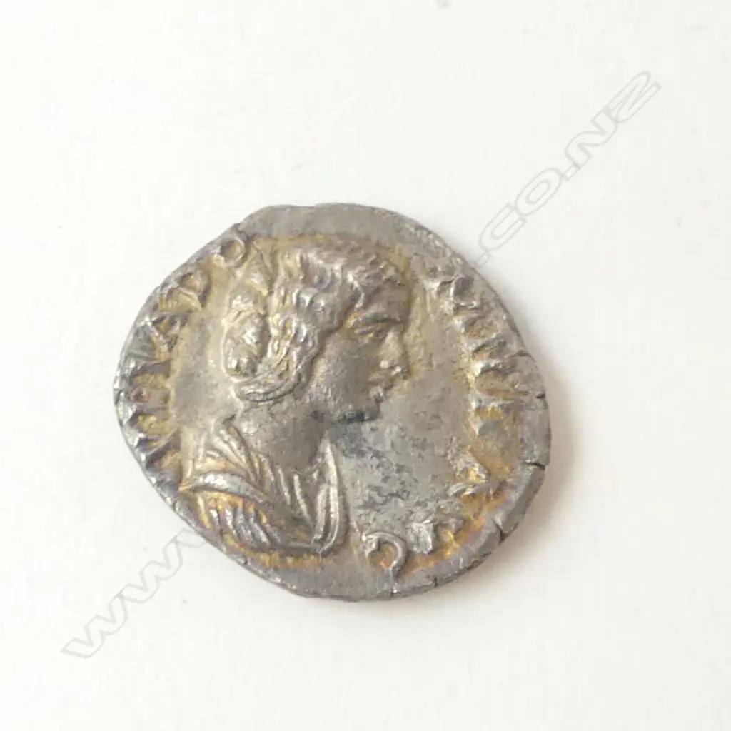 ROMAN COIN; JULIA DOMNA DENARIUS 15mm dia Image 1++
