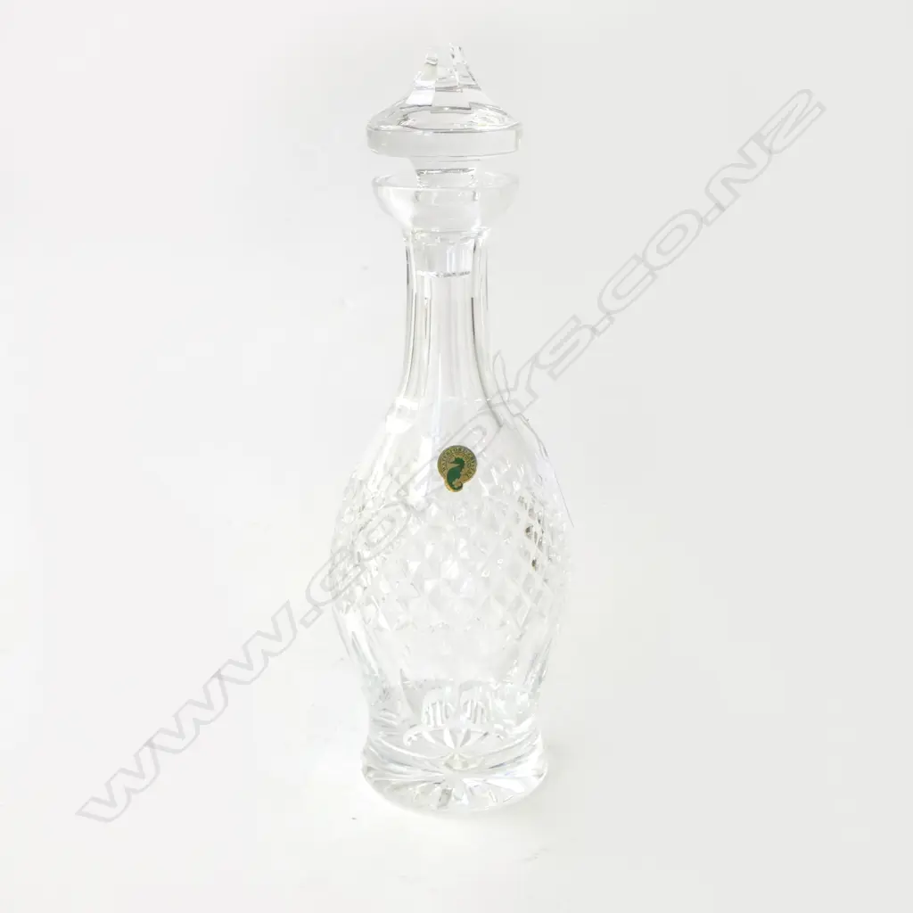 WATERFORD CRYSTAL DECANTER ‘COLLEEN’ MADE IN IRELAND (NEVER USED), H.340MM Image 1++