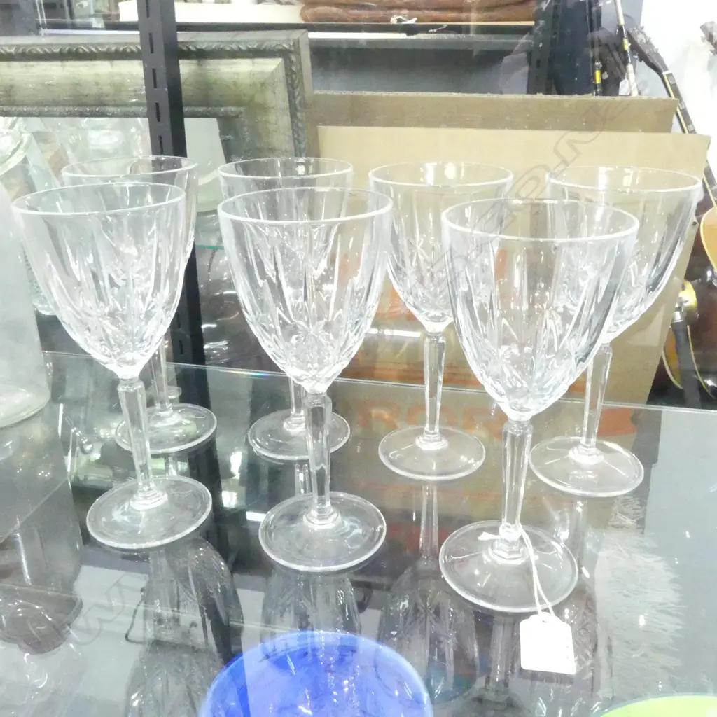 SET OF 7 WATERFORD 'MARQUIS' CRYSTAL GLASSES Image 1++