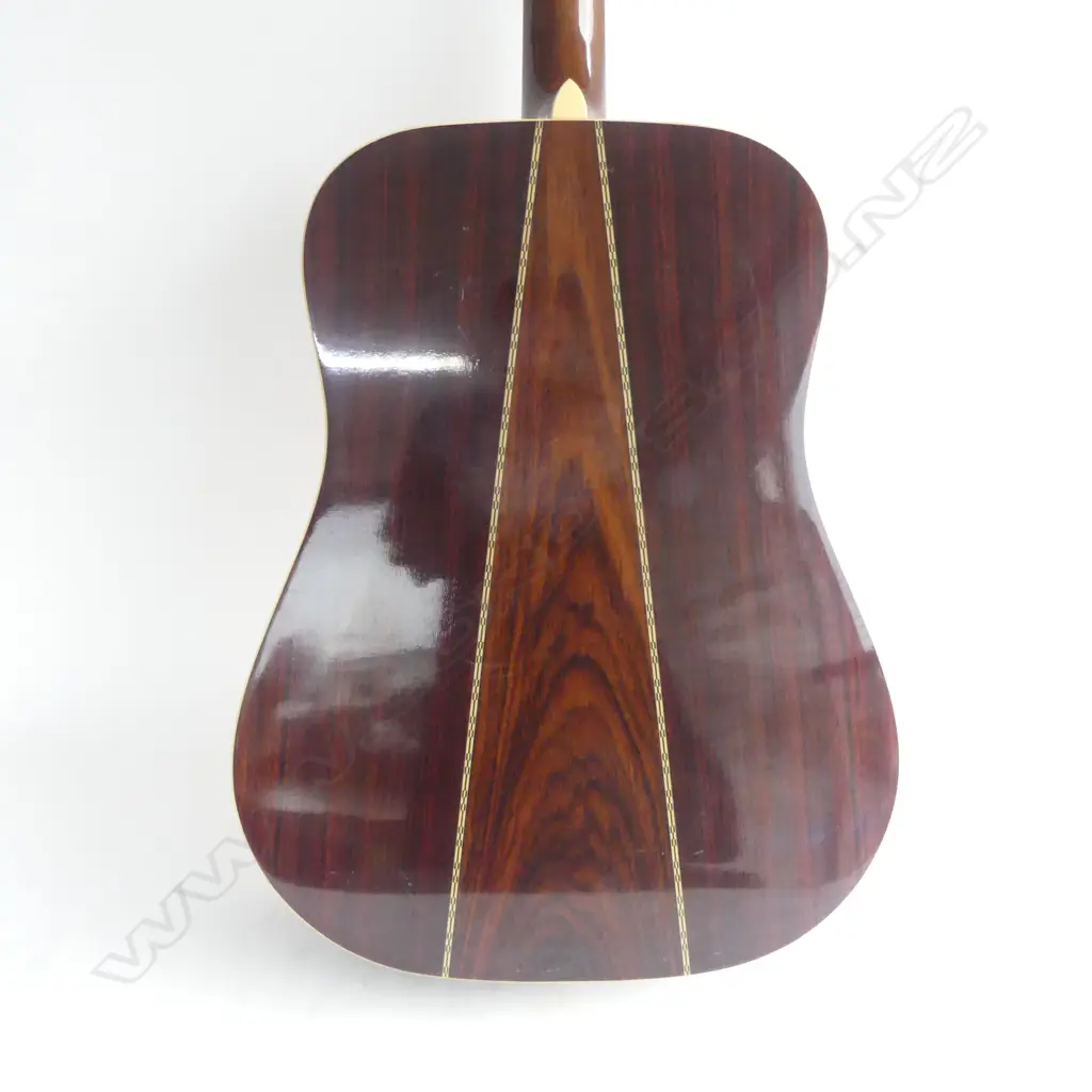 Vintage Kansas W-250 ACOUSTIC GUITAR Made by Kiso Suzuki w mop & abalone inlaid neck. Inlaid back. L.1065mm Image 1++
