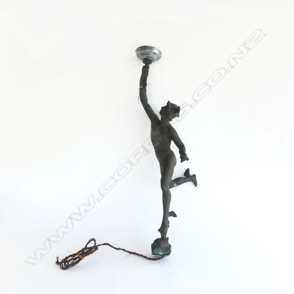 METAL FIGURE OF MERCURY LIGHT FITTING AF H.690mm Image 1++