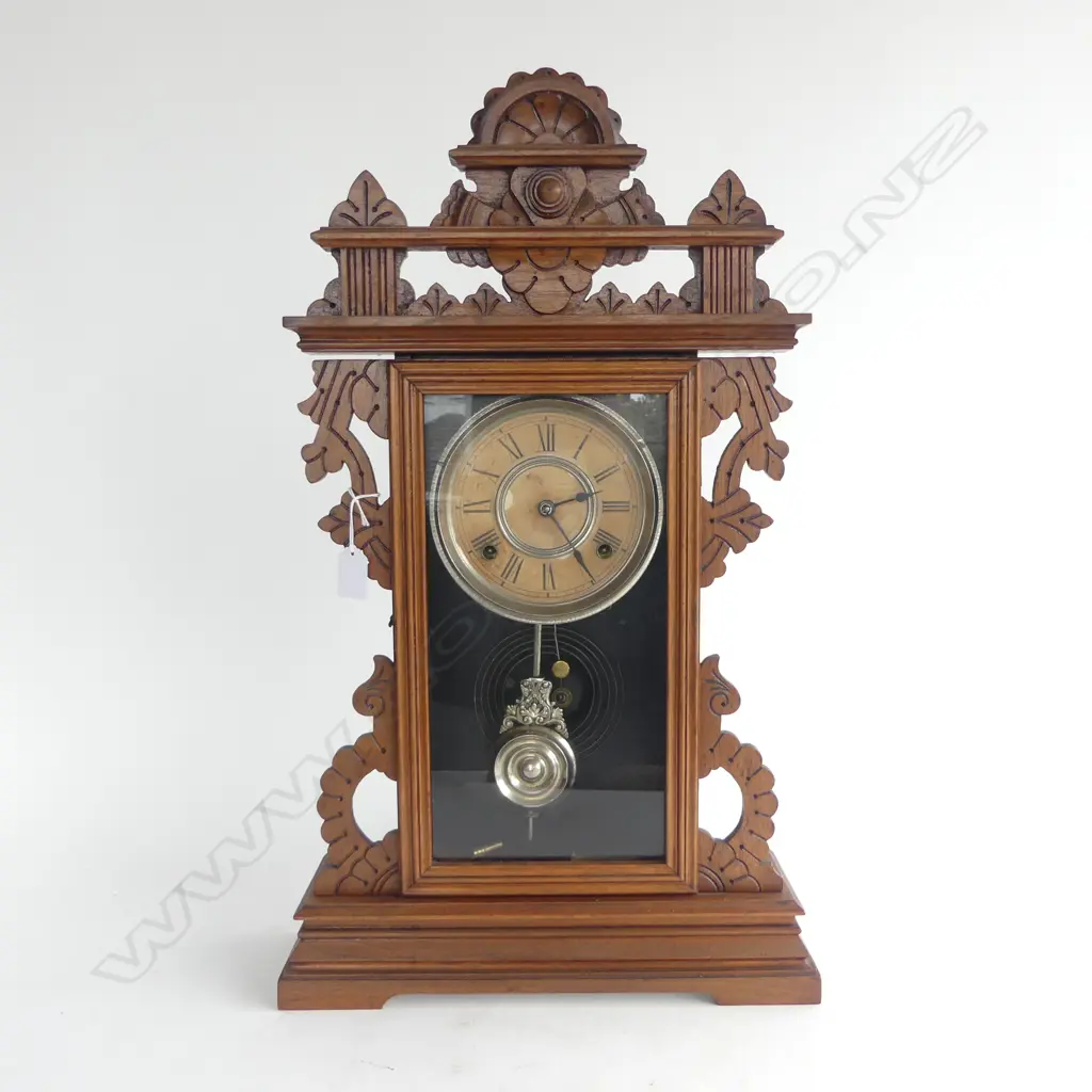 GINGER BREAD CLOCK, RUNNING H.630mm Image 1++