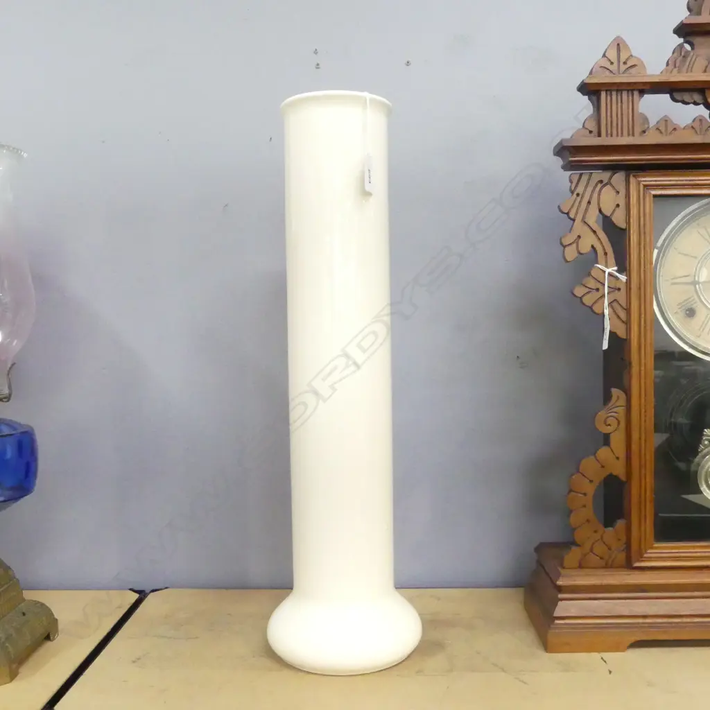 TALL CRACKLE GLAZE POTTERY VASE H.510mm Image 1++