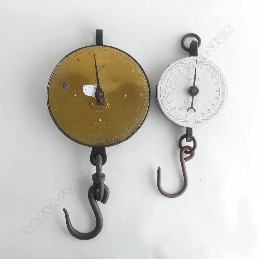 No. 20T SALTERS TRADE SPRING BALANCE 240mm dia + ANOTHER Image 1++