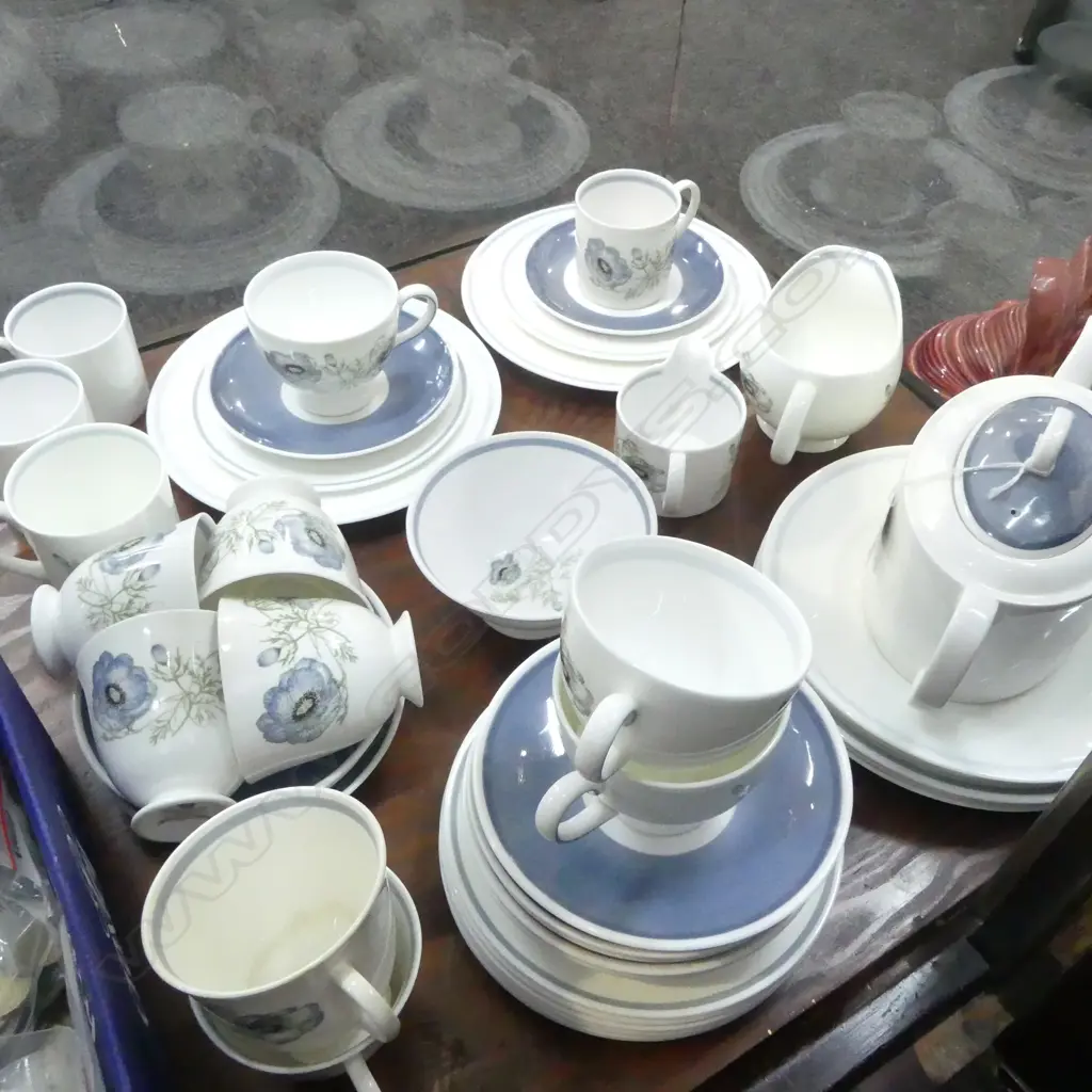 ASST. SUSIE COOPER 'GLEN MIST' 1 cup w. hairline Image 1++