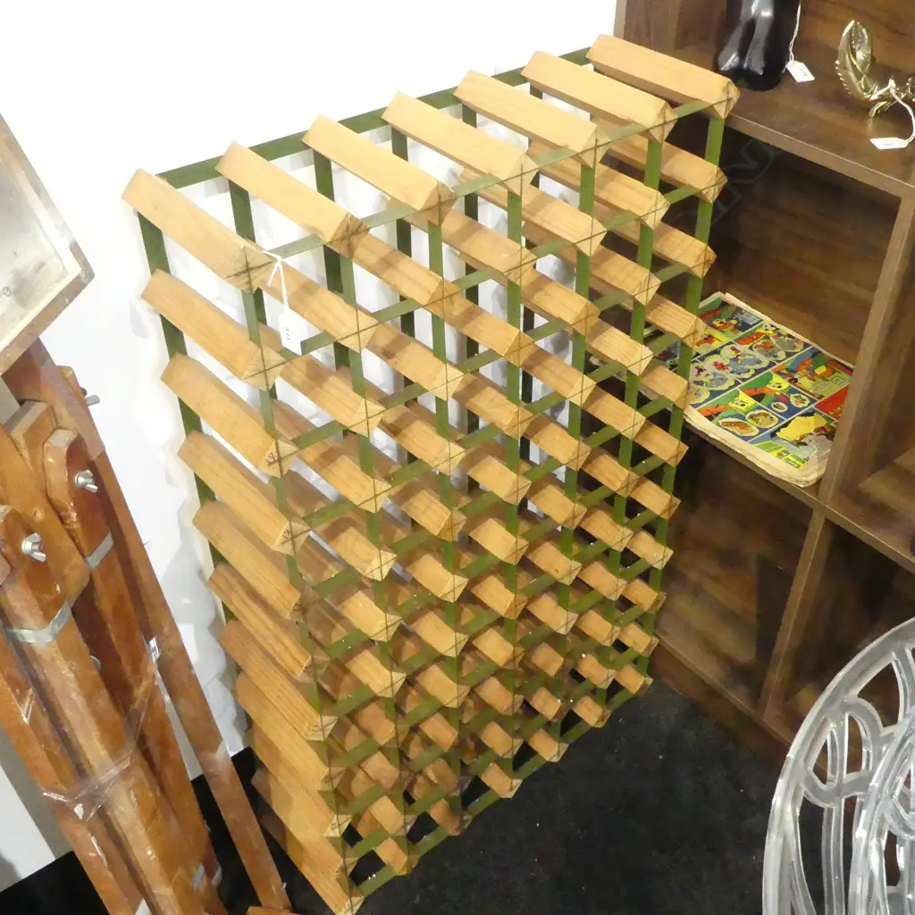INDUSTRIAL 10x6 WINE RACK 600x190x975mm Image 1++