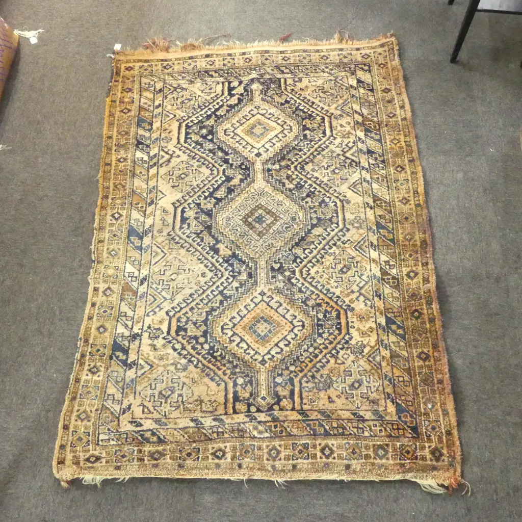 HAND KNOTTED ALL WOOL RUG 1750x1220mm Image 1++