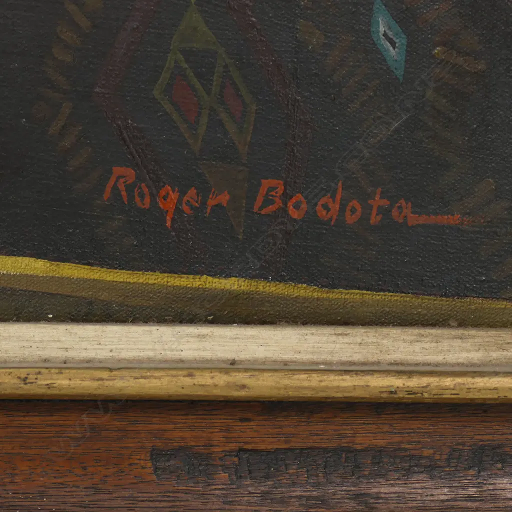 ROGER BODOTA, 'ANEHANA', OIL ON CANVAS, AFTER GOTTFRIED LINDAUER, SIGNED. 600 x 490mm Image 1++