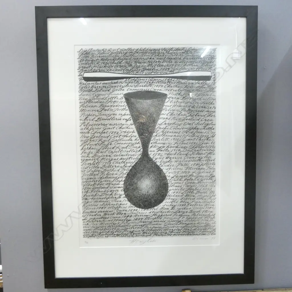 DENNIS O'CONNOR 'HOURGLASS' LITHOGRAPH 18/86 '99 745x530mm Image 1++
