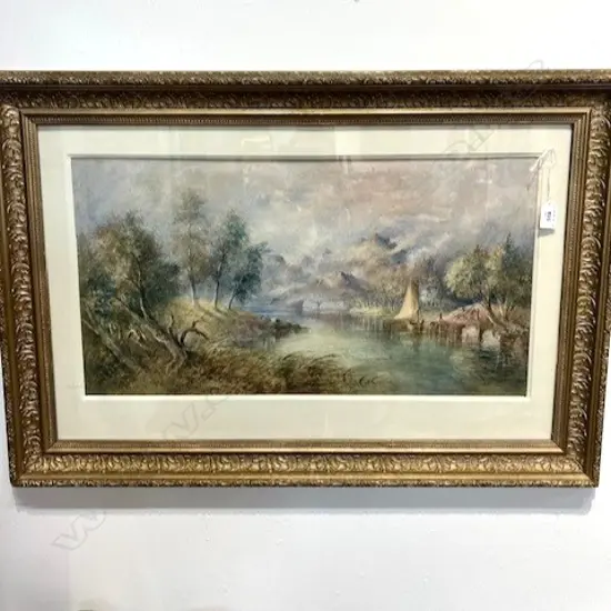 WILLIAM HENRY RAWORTH (1821-1904) WALES, W/C 1901, 340x 620mm