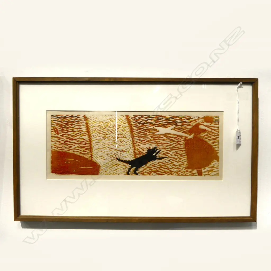 KATHRYN MADILL 'SWIPE' PRINT 4/10 1987 165x425mm Image 1++