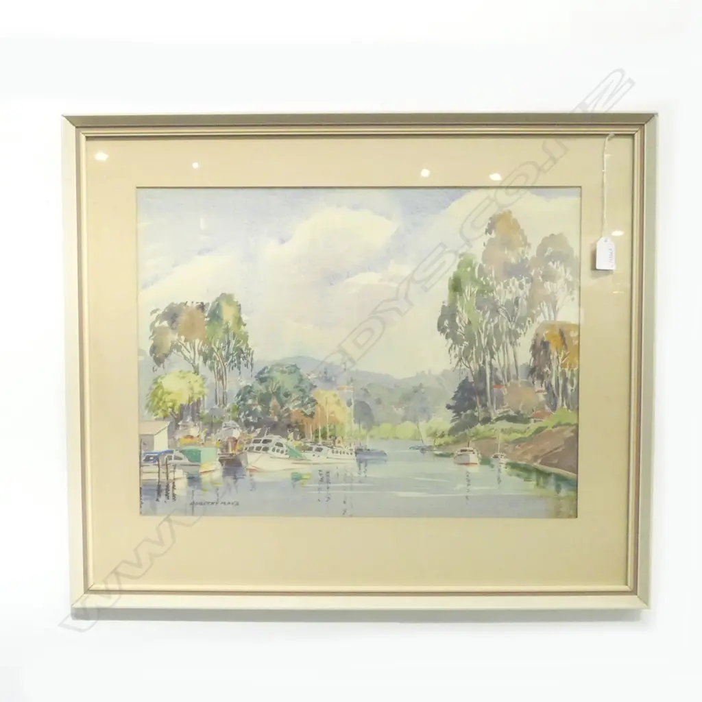 DOROTHY MAYS 'LAKE TAUPO' WC 365x490mm Image 1++