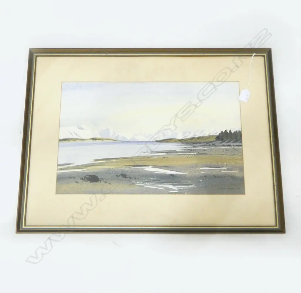 WILLIAM HARRIS, LANDSCAPE WC, '77 320x495mm Image 1++