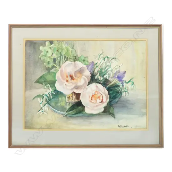BEATRICE SEDDON, STILL LIFE, WATER COLOUR, SIGNED, 380 x 510mm