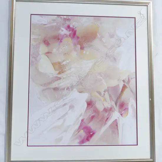 NIKI HILL DIGITAL PHOTOGRAPH 'ICE ORCHID PINK' LTD. ED.3. 2007. 690 X 570mm