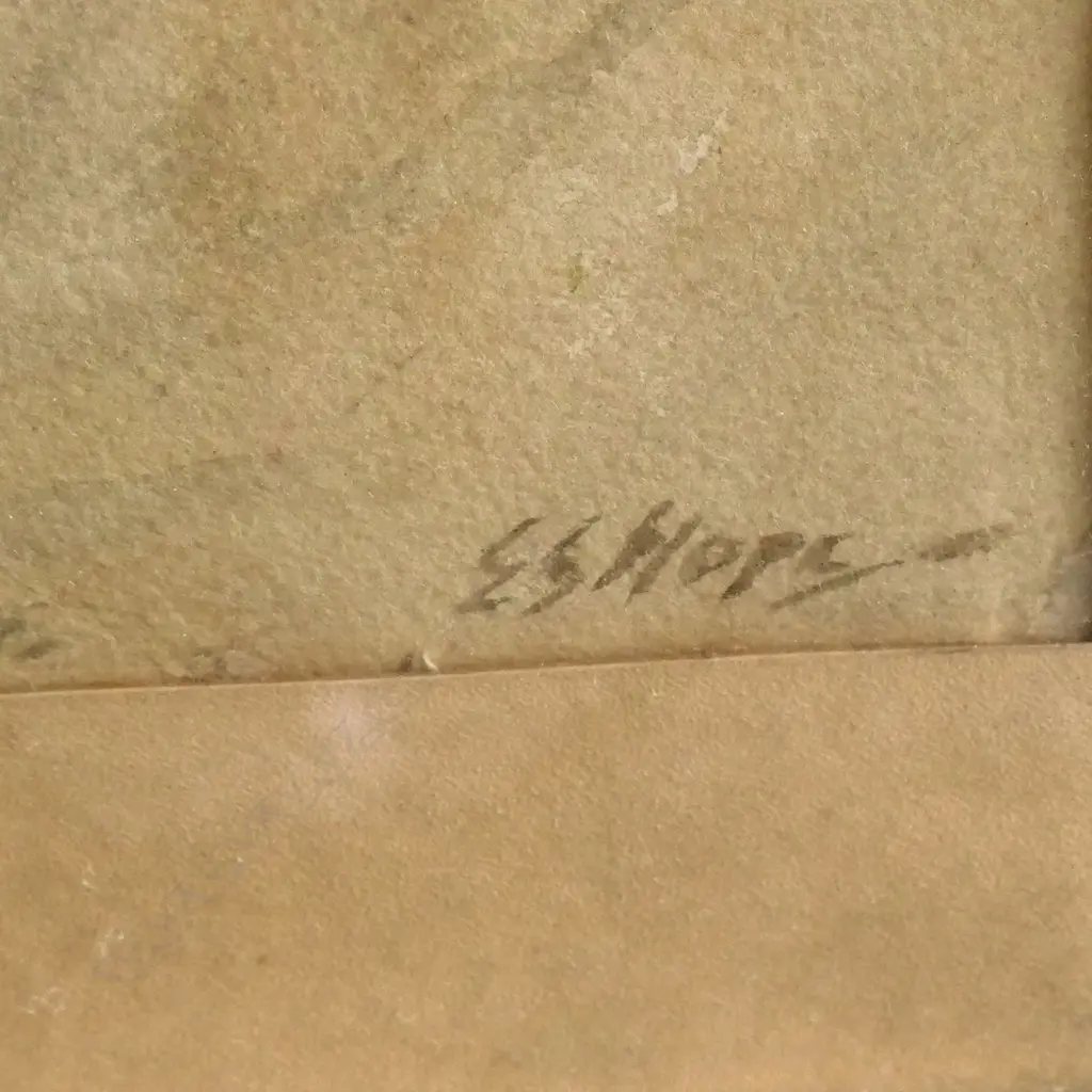 ESTHER STUDHOLME HOPE (1885-1975) LAKE PUKAKI AND MT COOK, WATERCOLOUR, SIGNED. SOME FOXING. 375 x 565mm Image 1++