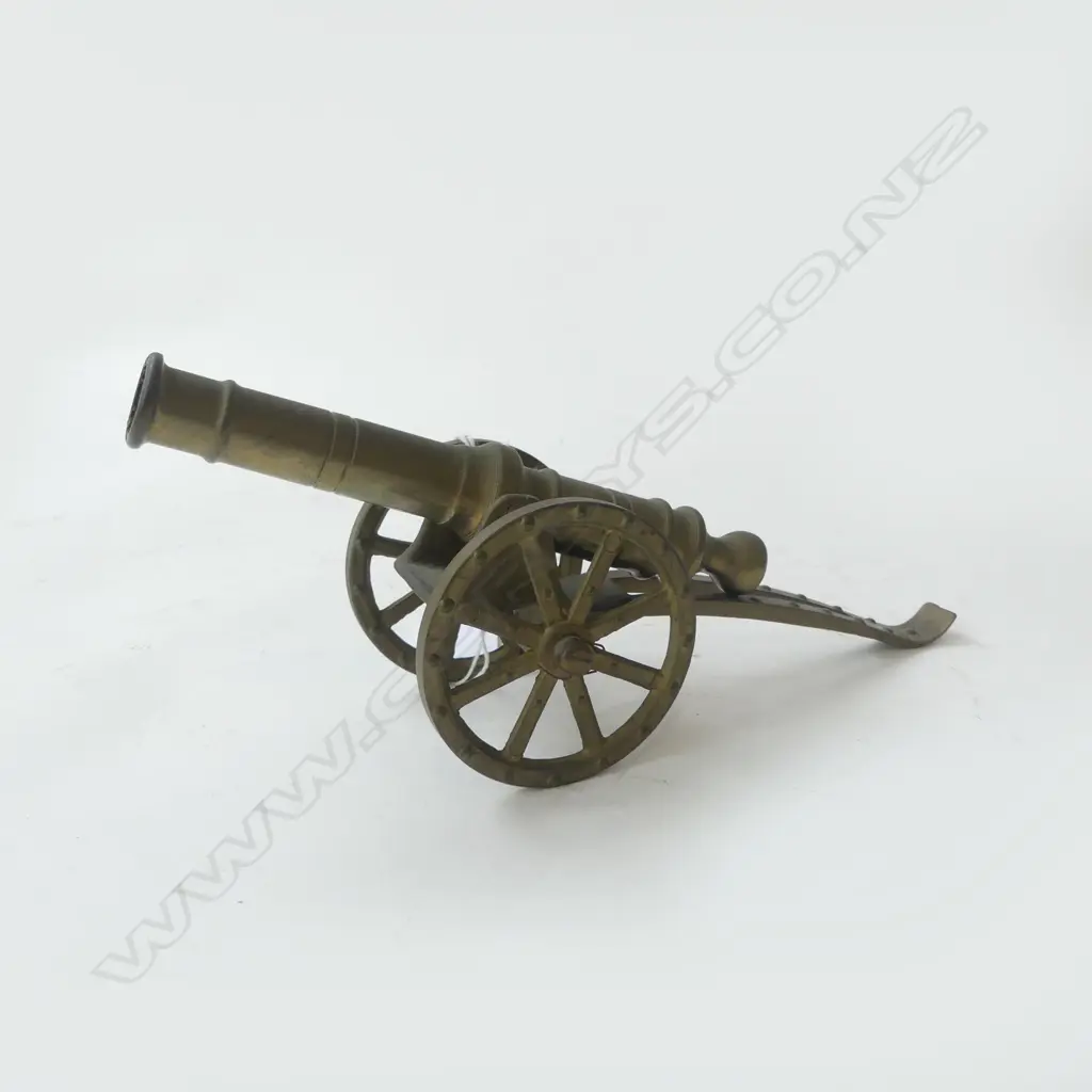 BRASS CANON ORNAMENT L.230mm Image 1++