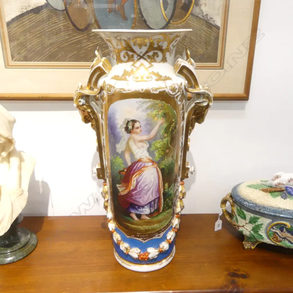 ANTIQUE VASE H.555mm hand finished decoration Image 1++