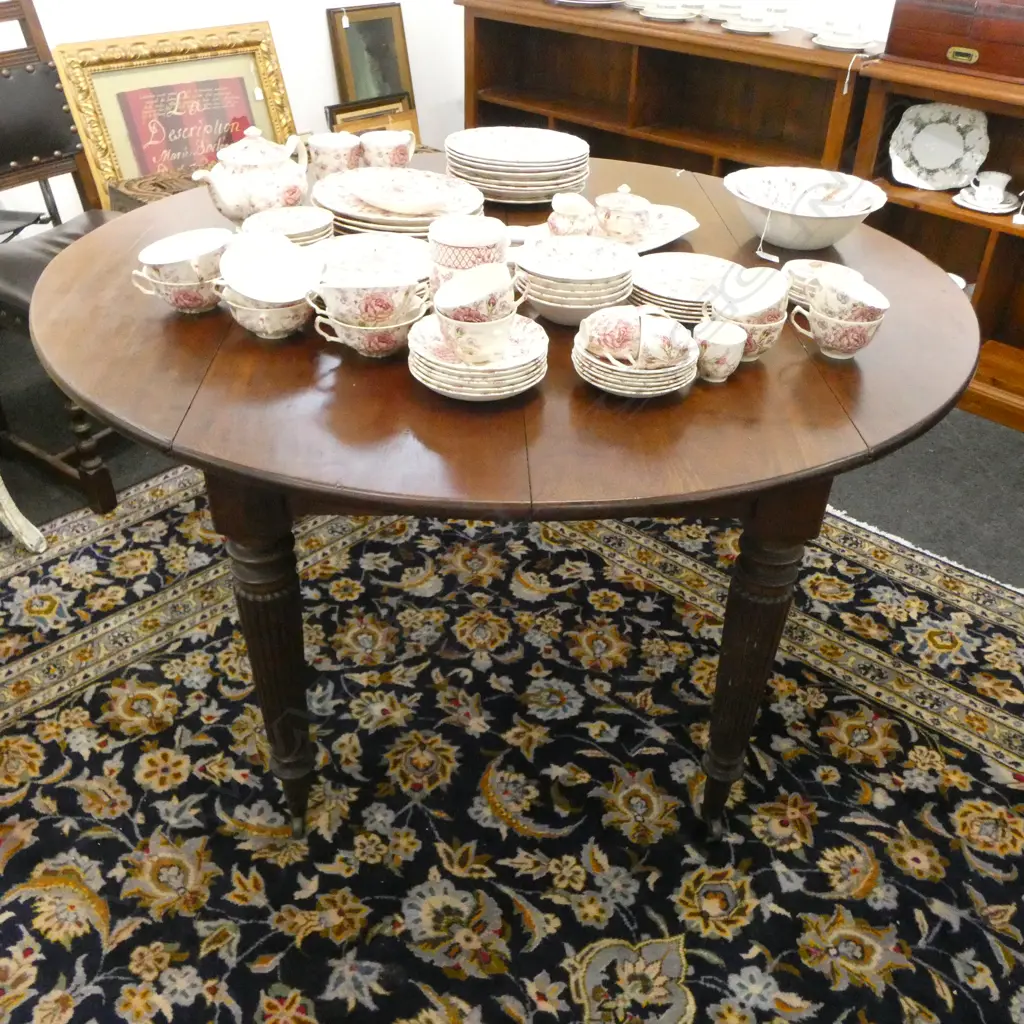 VICTORIAN DROP SIDE TABLE - SPLIT TOP 1275x1340x720mm... Image 1++
