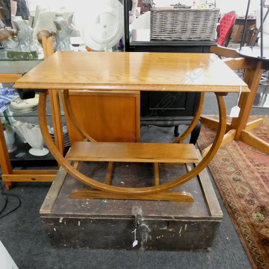 OAK DECO STYLE TABLE 690x380x560mm Image 1++