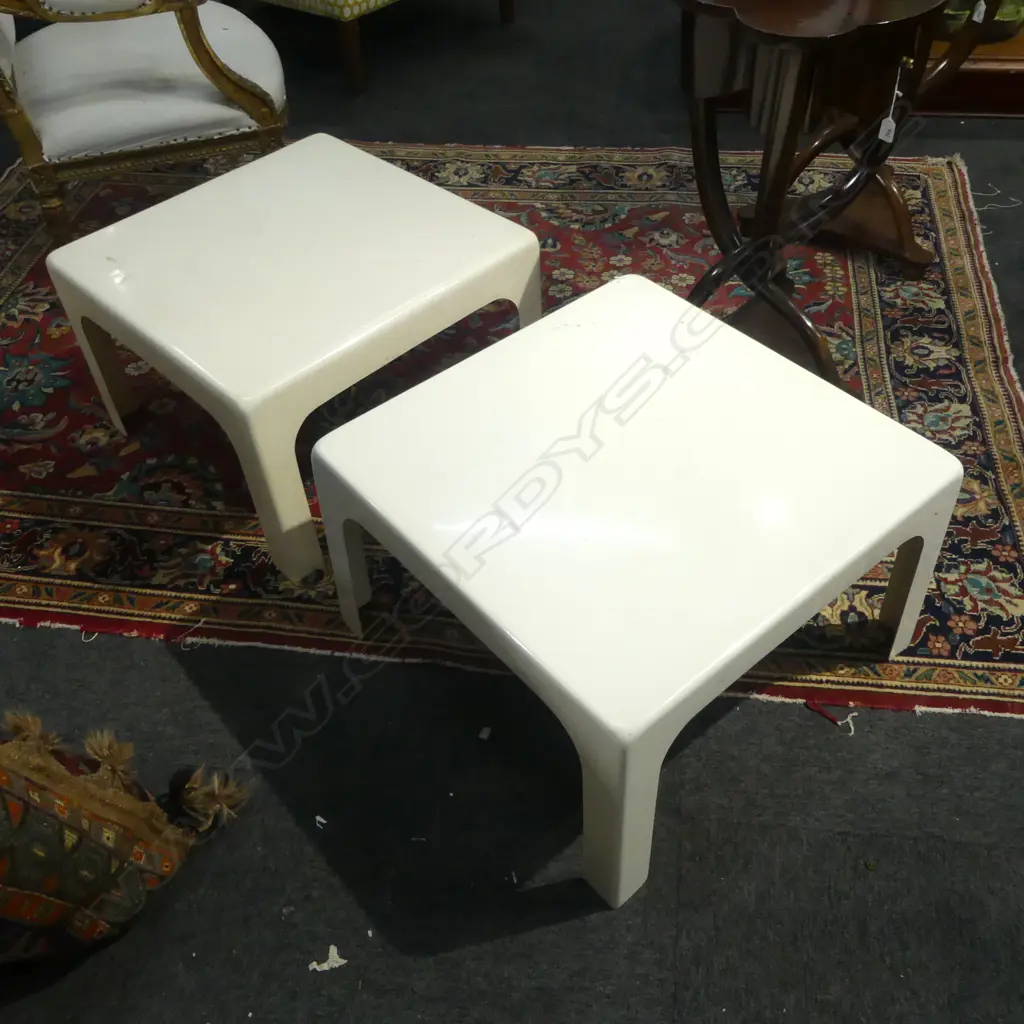 PR PLASTIC SIDE TABLES 615x615x380mm Image 1++