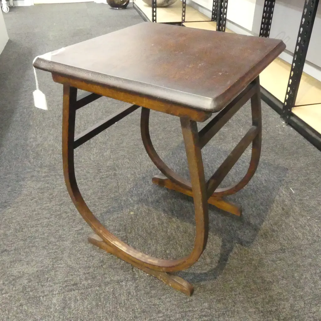 DECO OAK SIDE TABLE 350x350x465mm Image 1++