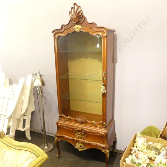FRENCH STYLE VITRINE CABINET 730x410x2180mm