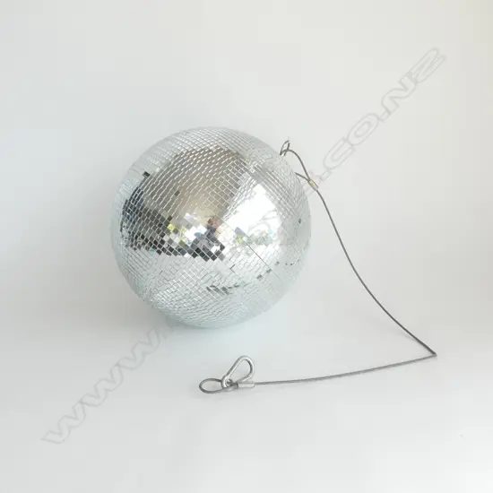 HANGING MIRROR BALL - SOME MIRRORS MISSING H300MM