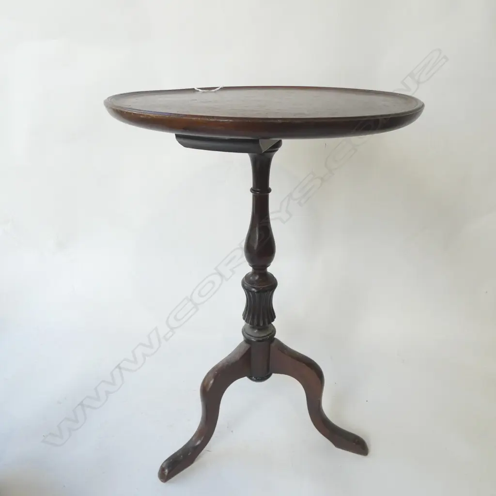 MAHOGANY WINE TABLE Dia.380 H.570mm Image 1++