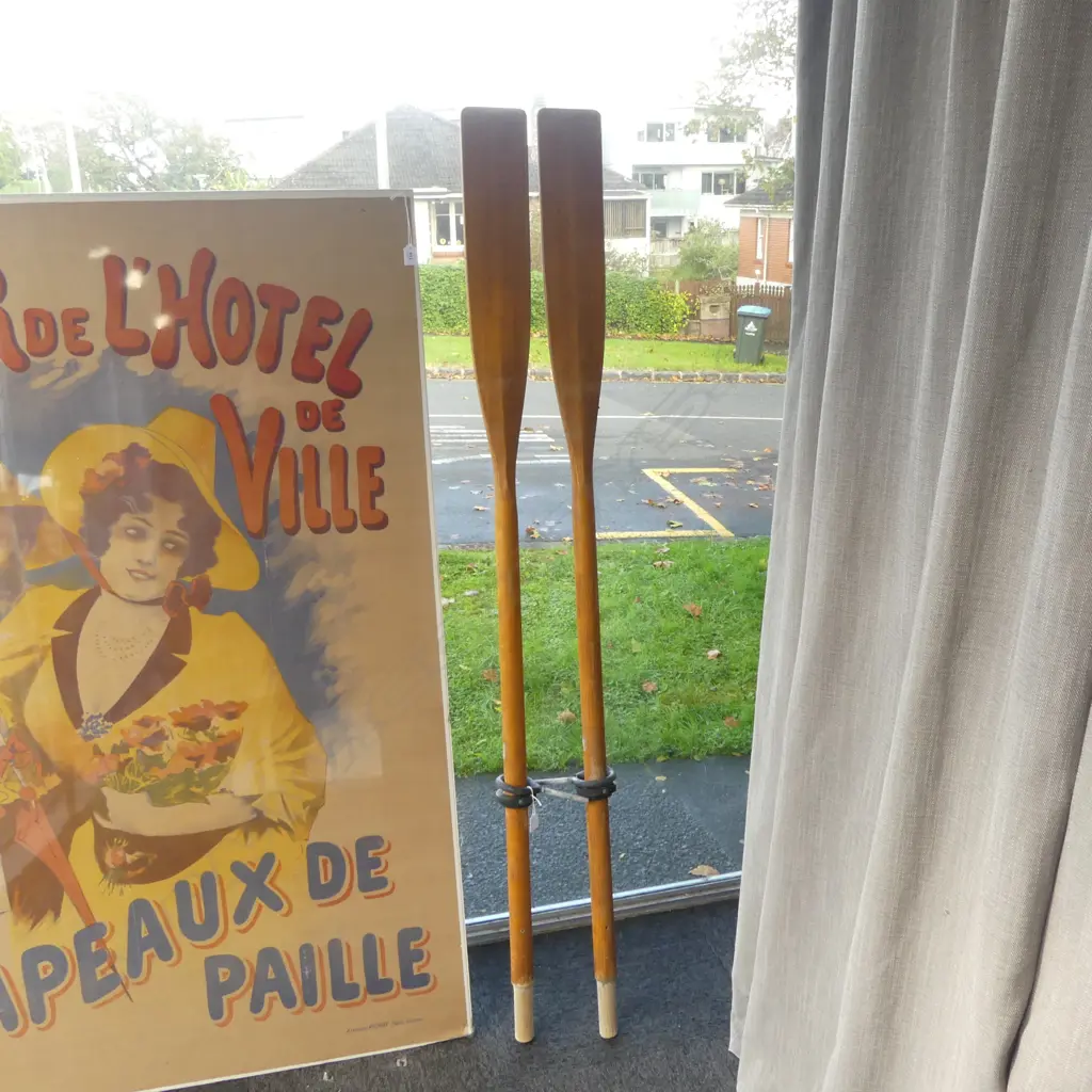 PR WOODEN OARS L.1800mm Image 1++