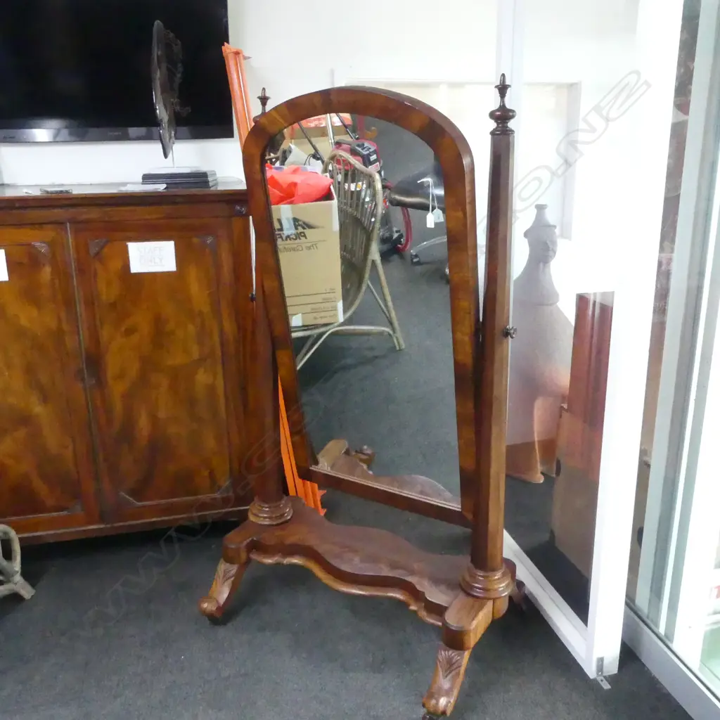 ANTIQUE CHEVAL MIRROR H.1700mm Image 1++