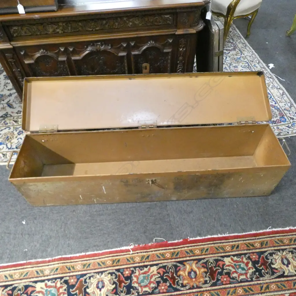LARGE METAL TRUNK 1360x300x300mm Image 1++