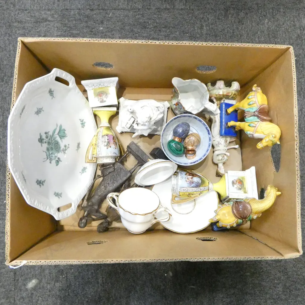 ASST. CHINA; PR URNS, PR SANCAI HORSES, ETC Image 1++
