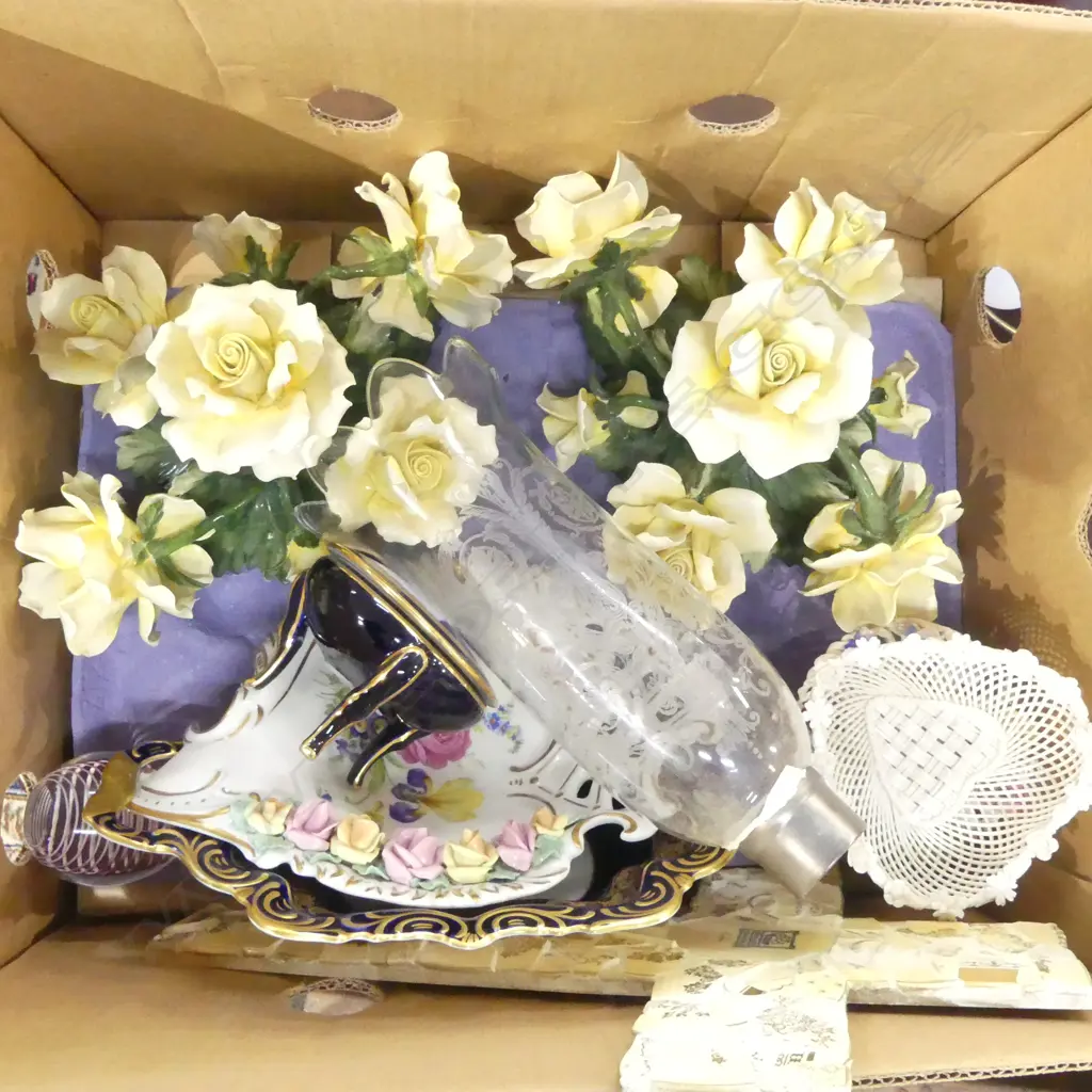 ASST. FANCY CHINA INCLUDING CAPODIMONTE, etc Image 1++