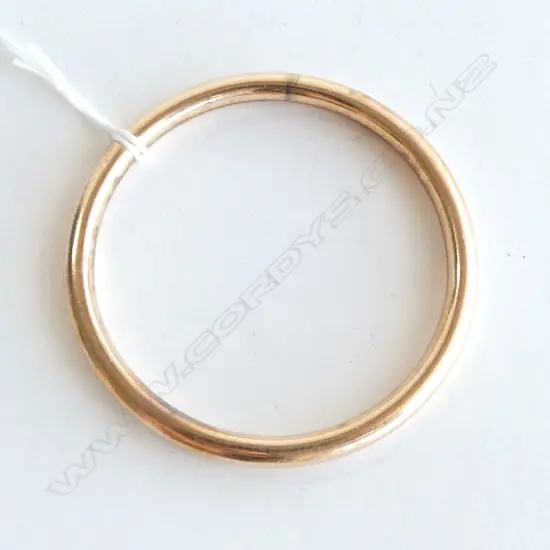 RODD 9CT LINED BANGLE 58mm int. dia