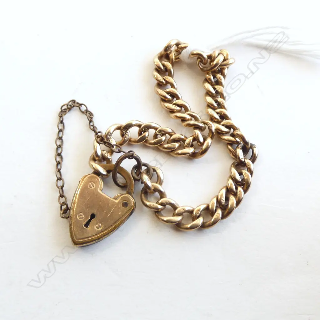 9CT CHAIN (6.5grms) w. GP LOCK Image 1++