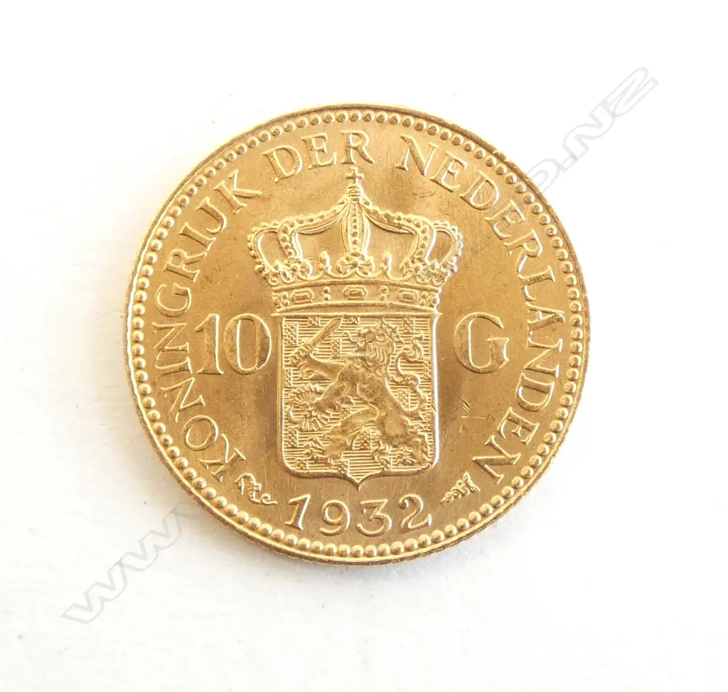 DUTCH 1832 WILHELMINA GOLD COIN 6.73gms Image 1++