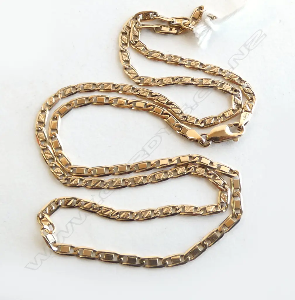 9CT NECKLACE L.510mm, 7.6grms Image 1++