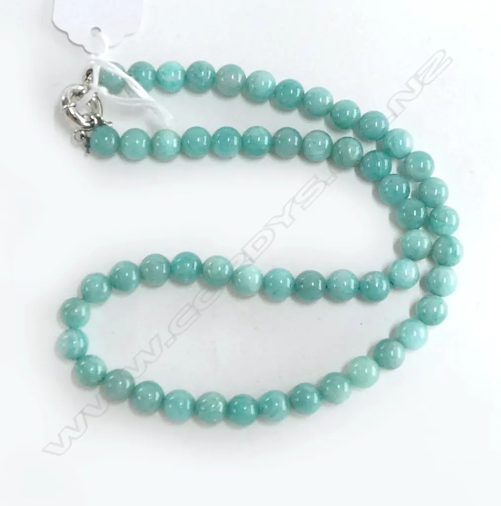 AMAZONITE BEAD NECKLACE new Image 1++